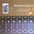 Crystal Diamond Lamp 16 Colors Changing with Remote Control USB Rechargeable Rose Light | Fancy Table Lamps for Home Decoration Gifts | For Drawing Room Corner / Floor & Bedroom Lampshade. 