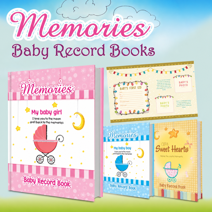 Memories Babies Record Book - (for Boy/Girl) My Baby Boy,  (Karachi Stationers)