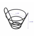 French Fries Basket Snack Bucket Stainless Steel Serving Platter Restaurant Style Serving Baskets For Snacks For Chips , Nuggets , Cutlet And Other Food Snack Chips Container. 