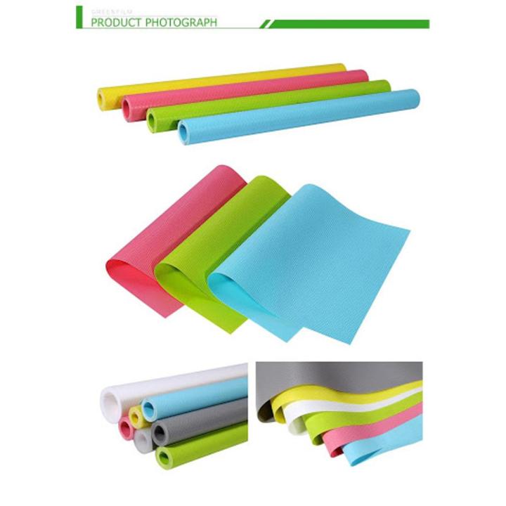 Anti-Bacterial Fridge Mat, Non-stick Roll, 45 cm x 150 cm, Durable Fridge Mat, Fruit and Vegetable Drawer Kitchen Mat, Fridge