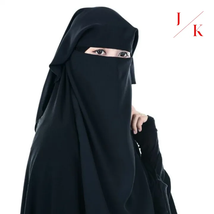 Double%20Layered%20Black%20Abaya%20Niqab%20Breathable%20Fabric%20Hijab%20Naqab%20for%20Women%20and%20Girls%20-%20Image%202