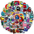 Among Us Game DIY Sticker Water Proof Decal Vinyl for Car Skateboard, Laptop, Luggage & Guitar – 50 Pieces. 