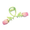 Large Pink Tulip Claw Clip Flower Hair Claw Clip Girl Elegant Hair Clips Headband Hairpin Hair Crab Hair Accessories Bath Clip. 