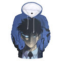 New Solo Leveling Sung Jin Woo 3D Printed Hoodies Hot Korean Sung Jin Woo Sweatshirts Men's O-Neck Oversized Hoodies 2XS-5XL. 