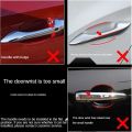 8pcs Car Door Handle Protector Anti-Scratch Auto Door Bowl Protector For Honda City Civic Jazz BRV Accord HRV Odyssey CRV Type R. 