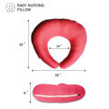 Relaxsit Baby Feeding Nursing Pillow - Mother feeding Pillow or Bottle Feeding - Sitting Support  - Feeding pillow for Mother - Removable Covers - Baby feeding pillow - Self-feeding pillow - Baby feeding pillows Multicolor. 