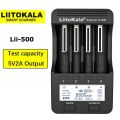 LiitoKala Lii-500 LCD 18650 Battery 3.7V 18350 18500 21700 25500 26650 AA AAA NiMH Lithium-ion Battery Charger with Screen. 