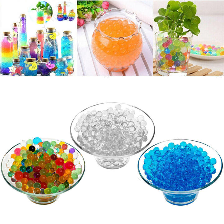 Resin Water Beads Vase Filler Soil Beads Jelly Beads for Home Decor Irrigation Educational Stress Relief Event Centerpieces
