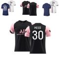 EZGONEW Psg Jersey Paris Saint Germain -2022 Home Blue Away White Messi No. 30 jersey Soccer Shirts Hot selling~365~. 