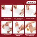 10pcs/bag Wormwood Foot Patch Anti-Swelling Detox Pads Stress Relief Improve Sleep Slimming Cleansing Adhesive Sticker Foot Care. 