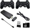 Y3 Lite Game Stick Console with Dual 2.4G Wireless Controllers Connect TV High-definition Output with 64GB Card 20000+ Games - 2.4G Wireless Gaming Controller Gamepad for Android Tablets PC Box PC, Android Mobile Phone, Android Pad, etc.. 