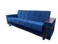 Sofa Combed 3 Seater Stylish Blue Colour Can be Customised { Special offer } Available...... 