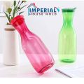 1.6L Slim Multi-Purpose Fridge Bottle with Cap for Beverage Storage, Reusable and Eco-Friendly, Random Colors. 
