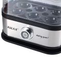Kolax Egg Bolier / Single Layer / Double Layer 3 in 1 Electric Egg Boiler/Poacher/Cooker Vegetable Streamer- 7-14 eggs Capacity  - White. 