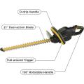 LynxxCordless Hedge Trimmer, Diivoo 40V 2.5 Ah Battery with Runtime of UP to 60 mins, 21" Dual-Action Blade with ¾ Cut Diameter, 180° Rotating D-Grip Handle. 