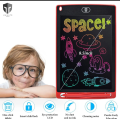 8.5" Rainbow LCD writing tablet for kids - digital drawing pad erasable writing board. 