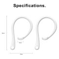 Ear Hooks Compatible with Apple AirPods Pro and AirPods 2 & 1, Anti-Slip Anti-Drop Sports Ear Hooks Great for running, jogging, cycling, gym. 
