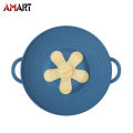 Spill Stopper Lid Cover and Spill Stopper Boil Over Safeguard Silicone Spill Stopper Pot Pan Lid. 