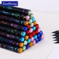 6PCS/Set DIY Pencil HB Diamond Printing Color Pencil Stationery Items Drawing Supplies Cute Pencils School Office Stationery. 