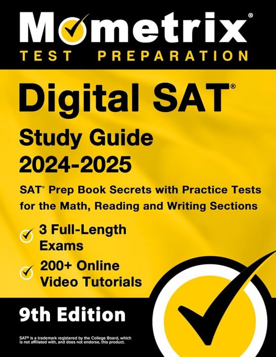Mometrix Test Preparation's Digital SAT Study Guide 2024-2025 [9th Edition] by Matthew Bowling