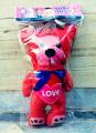 Cute Red Teddy Bear Stuffed Toy 14 Inches. 