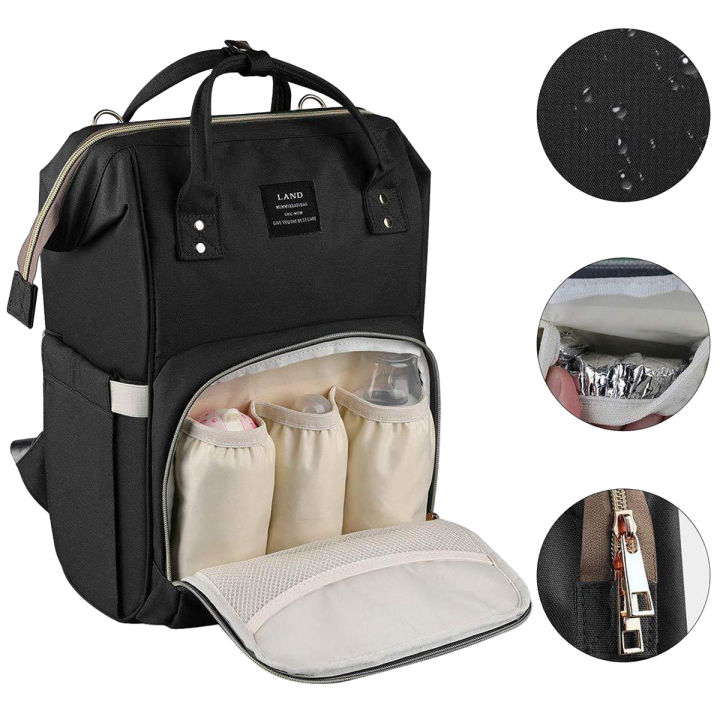 Diaper Mummy Bag Multi-Function Waterproof - Travel Backpack