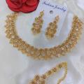 Golden Crystal Girls Jewellery Set For Women Trendy Fashion 006.. 
