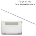 1Pc Rubber Strip Laptop Bottom Shell Cover Foot Pad For HP Elitebook X360 1030 G2 Non-Slip Bumper Feet Strip Lonni. 