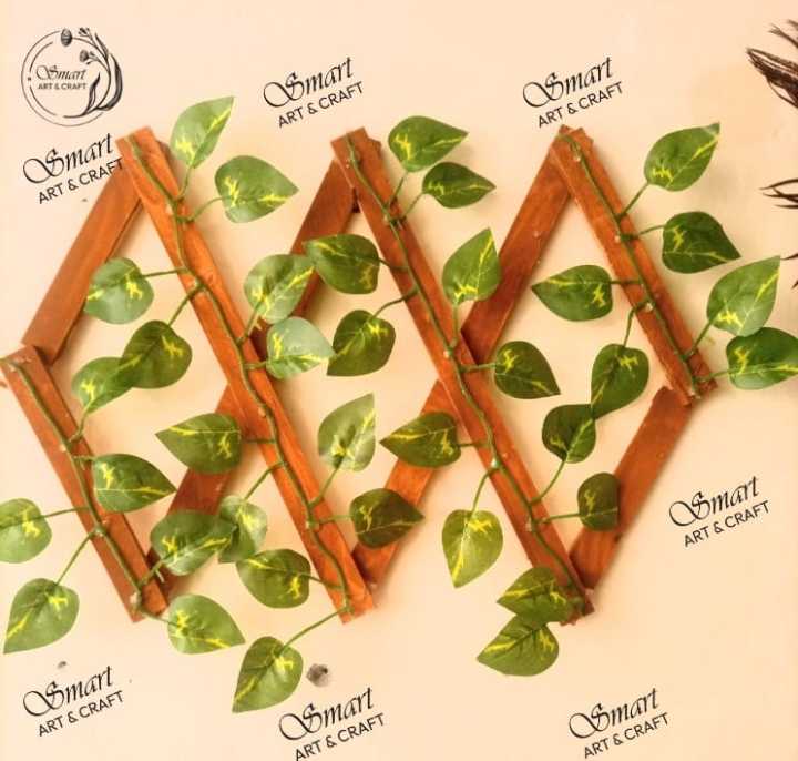 Artificial%20Money%20Plant%20Wooden%20Green%20Leaf%20Fence%202%20Feet%20Retractable%20Climbing%20Frame%20for%20Home%20Gardening%20and%20Decoration%20-%20Image%204