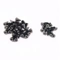 160 Sets 10MM Mixed Color Spikes and Studs Kit Metal Cone Spikes Screw Back Leather Craft Rapid Rivet Screws Punk Studs. 