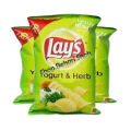 Lays Yogurt & Herb Flavored Potato Chips (12pecks). 