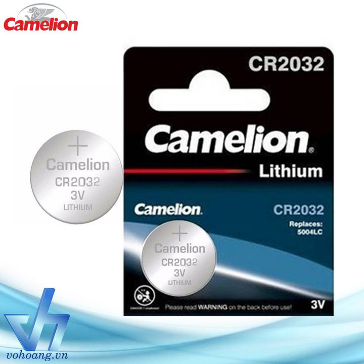 Camelion CR2032 / CR 2032 3V Lithium-Ion Button Cell Battery for Watches, Weight Scales, Calculators, Car Remote, Motherboards etc - 1 Piece