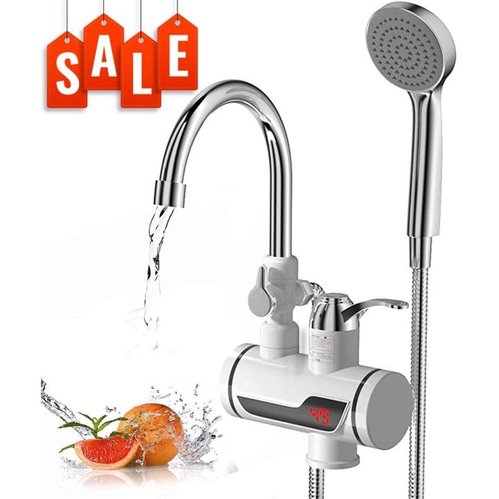 Electric Kitchen Heater Tap Instant Hot Water Faucet Heater Cold Heating Faucet Tankless Instantaneous For Home Kitchen Bath DIY || Hactech