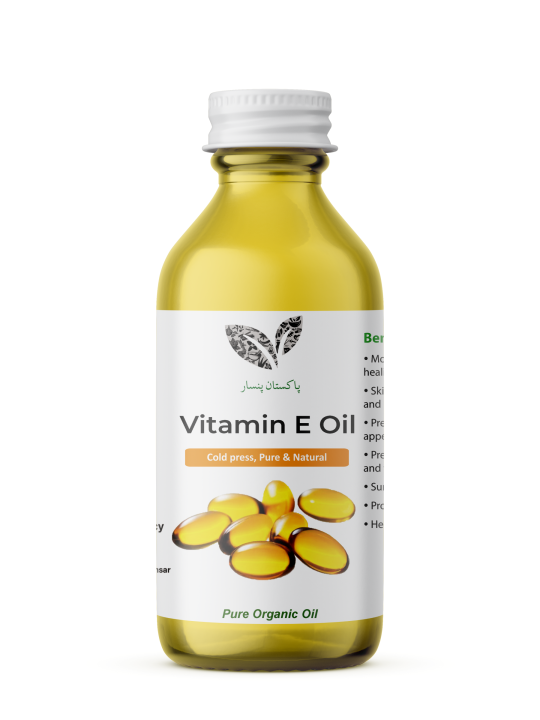 Vitamin E Oil (60 ml) - Cosmetic Grade Pure and Natural - Pakistan Pansar