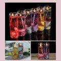 1Pc Smokeless Candles Ocean Shells Jelly Aromatherapy Essential Oil Wedding Candles. 