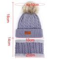 Baby Hat Scarf Suit New Autumn Winter Knitteed Kids Hat Scarf Set Cotton Girls And Boys Hats Neck Children Scarf 2-8 years Kits. 