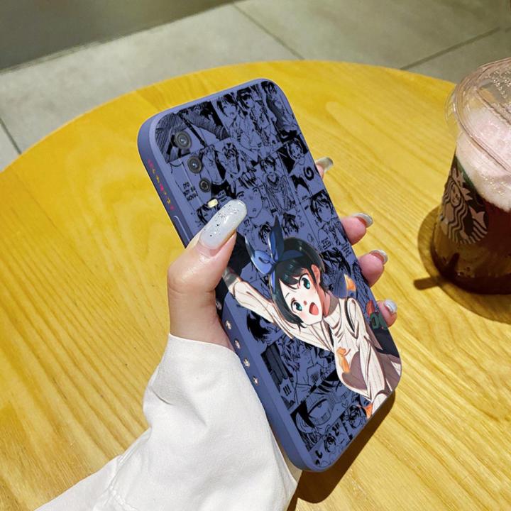 chenyyka For vivo Y12S Case Aesthetic Thin New Design Phone Case Fashion Cool Tide Girl Square Edge Protection Softcase Pattern Silicone Casing Cover Shockproof Cases