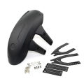 Universal ABS Splash Guard / Mud Guard Rear Fender With CNC Fitting For Motorcycle Aesthetic Design Essential For Sports Bike Universal Fitment Eg, YBR, BENELLI, DERBI, WEGO etc. 