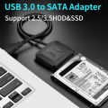 USB 3.0 To Sata 3.5 2.5 Hard Drive Adapter Cable For Samsung Seagate WD HDD SSD. 