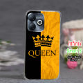 Infinix Smart 8 Pouch Cover Yellow - Queen Soft Back Cover Case For Infinix Smart 8. 