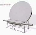 Stainless Steel Chakla Belan with Stand / Roti Maker / Rolling Pin Belna, High-Quality Chapati chakla Belna for Kitchen. 