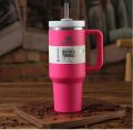 Stanley Quencher H2.0 FlowState™ 40oz Fuchsia Pink Sustainable Hydration Tumbler - Ultimate Temperature Control Coffee Mug for Eco-Conscious Adventurers. 