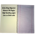 Register Notebook-110 pages-High Quality pages. 