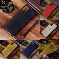Realme 5s - Gray - Dstone New Design Jeans Texture Leather Soft Case. 