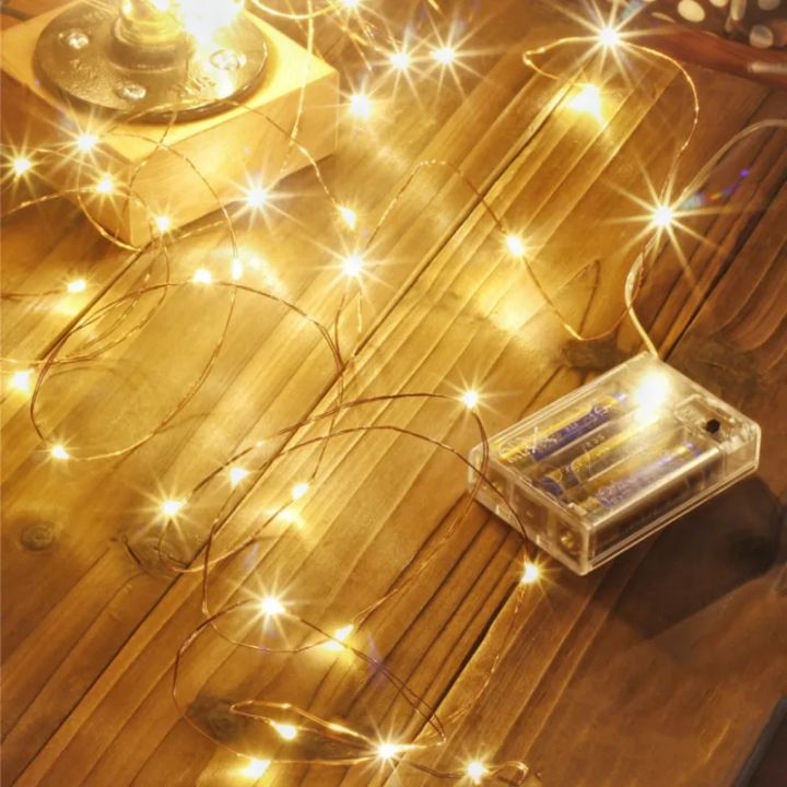10Ft 30LEDs Chilli Milli Mini Fairy Lights Battery Operated - String Night Light for Room Decoration