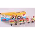 Wooden Shapes Train Toy Multi Color Multi Shapes. 