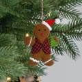 Christmas Gingerbread Man Ornament for Christmas Tree for Party Decor Sturdy. 
