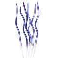 Pack Of 6 Pcs Curved Cake Candles As Cake Topper For Birthday Parties & Cake Decoration, Engagement, Wedding Anniversary, Bridal Shower, Baby Shower Party Decorative Supplies. 