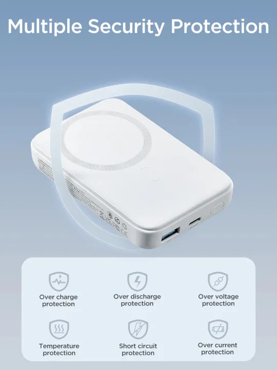JOYROOM%2020W%20Mini%20Magnetic%20Wireless%20Power%20Bank%2010000mAh%20(With%20USB%20to%20Type-C%200.25m%20Cable)%20-%20Image%204