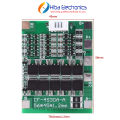 4s 30A 14.8v li-ion lithium 18650 battery bms pack p c b protection board balance integrated circuit with cable. 